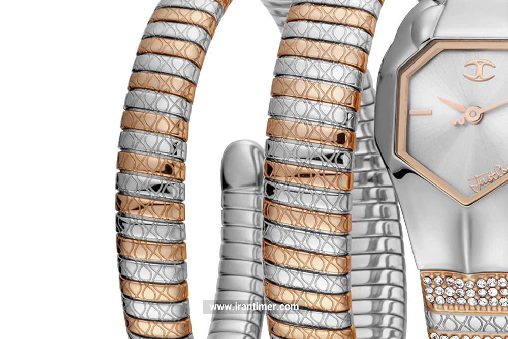 بررسی ظاهری ساعت مچی زنانه جاست کاوالی مدل JC1L112M0055
